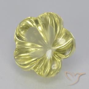 6.56克拉天然石英，花形切割，透明