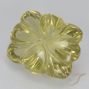 6.85克拉天然石英，花形切割，透明