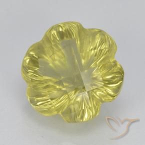 3.67克拉天然石英，花形切割，透明