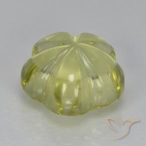 5.28克拉天然石英，花形切割，透明