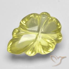 4.16克拉天然石英，花形切割，透明