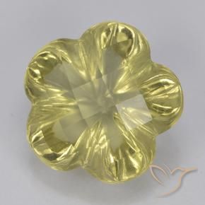 3.23克拉天然石英，花形切割，透明