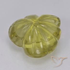 5.36克拉天然石英，花形切割，透明