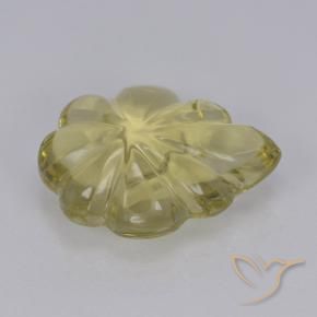 4.76克拉天然石英，花形切割，透明