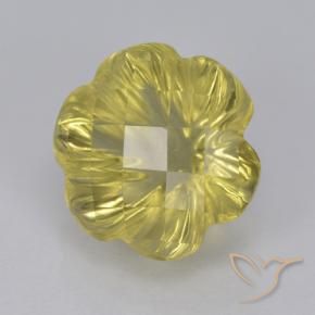3.55克拉天然石英，花形切割，透明
