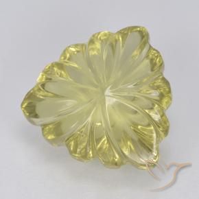 5.65克拉天然石英，胖三角形，透明