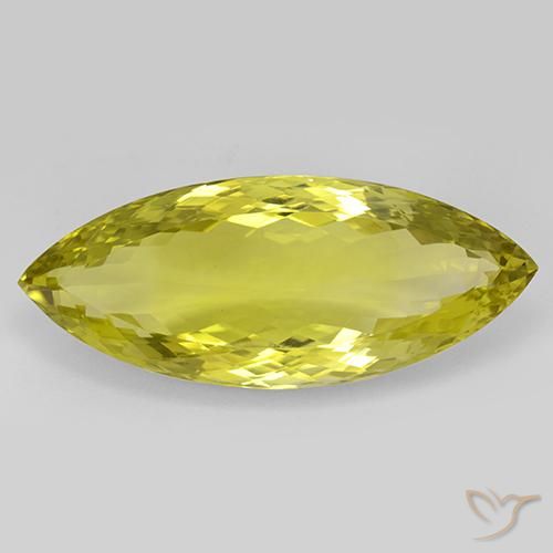 57.97ct 天然 玉米黄 石英, 榄尖形, IF