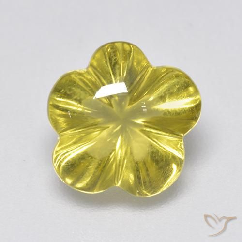 2.99ct 天然 深黄色 石英, 花形切割, 透明