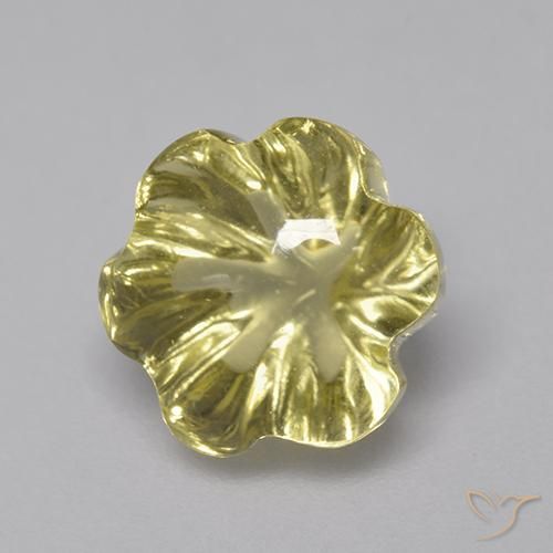 3.79克拉天然石英，花形切割，透明