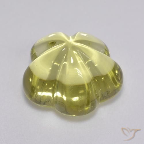 6.36克拉天然石英，花形切割，透明