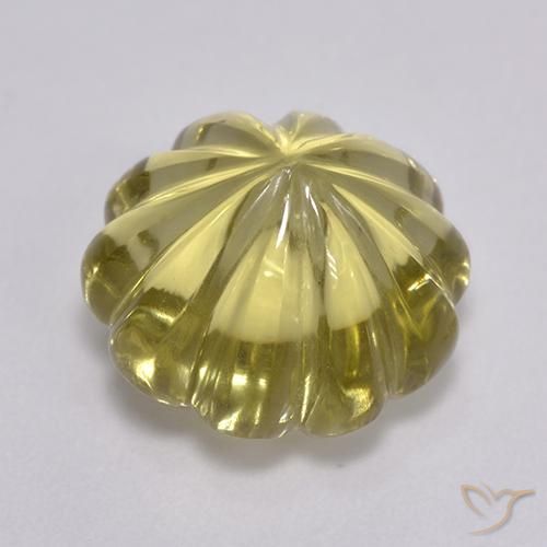 7.69克拉天然石英，花形切割，透明