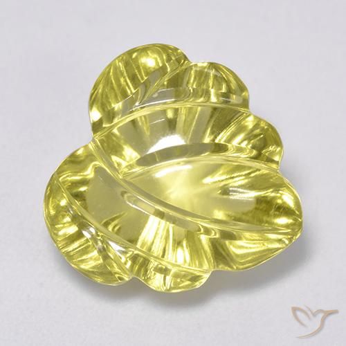 7.36ct 天然 淡黄色 石英, 花式切割, 透明