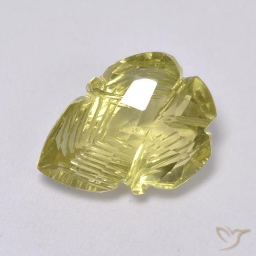 4.19ct 天然 淡黄色 石英, 花式切割, 透明