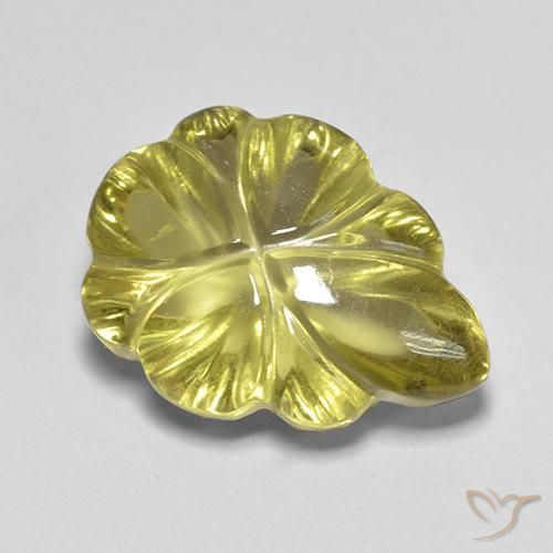 6.15ct 天然 中黄色 石英, 花式切割, 透明
