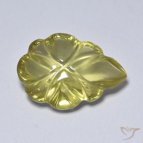 4.34ct 天然 淡黄 石英, 花式切割, 透明