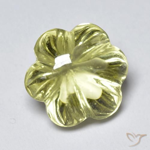 3.58克拉天然石英，花形切割，透明