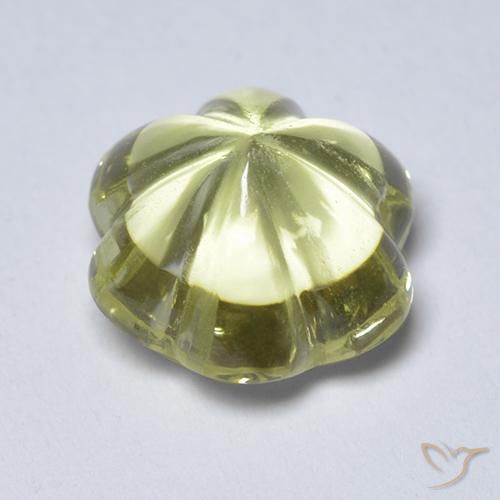 3.58克拉天然石英，花形切割，透明