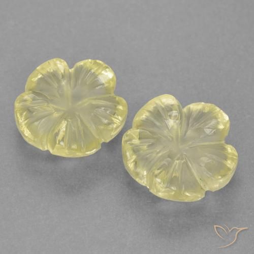 4.24克拉天然石英，花形切割，透明