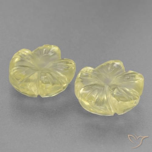 4.24克拉天然石英，花形切割，透明