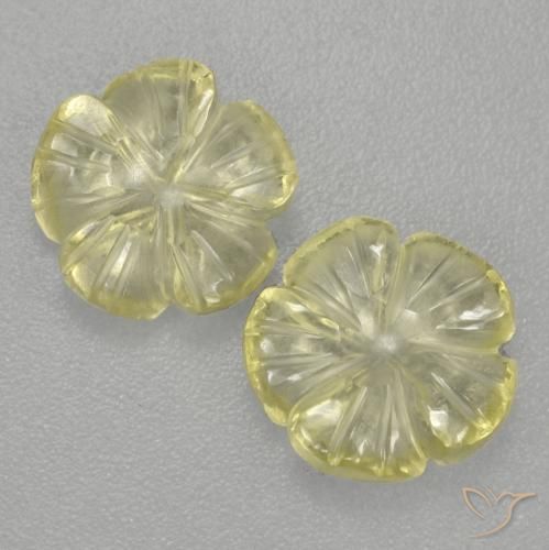 3.64克拉天然石英，花形切割，透明