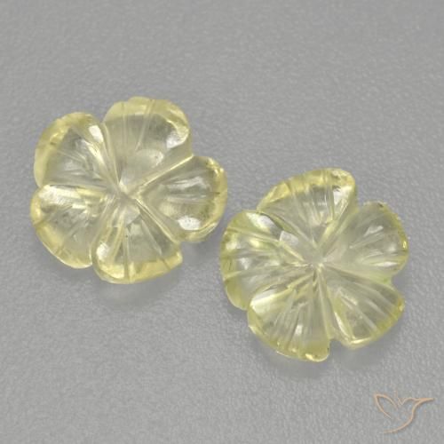 2.43克拉天然石英，花形切割，透明