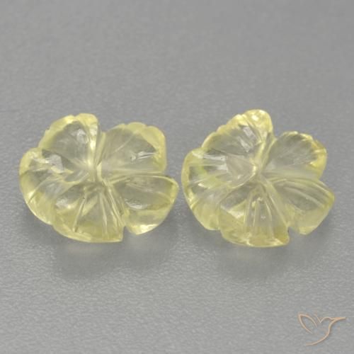 2.43克拉天然石英，花形切割，透明