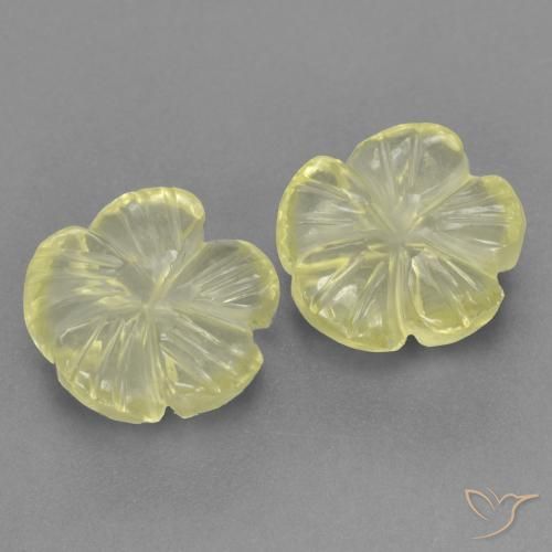 3.84克拉天然石英，花形切割，透明
