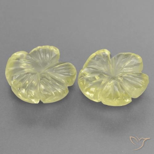 3.84克拉天然石英，花形切割，透明