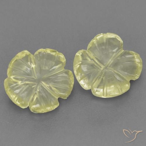 3.13克拉天然石英，花形切割，透明