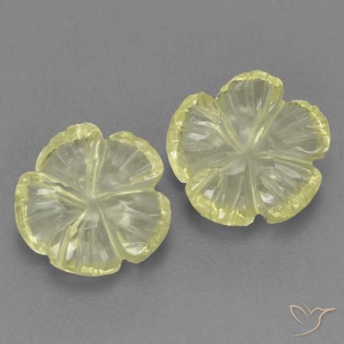 3.18克拉天然石英，花形切割，透明