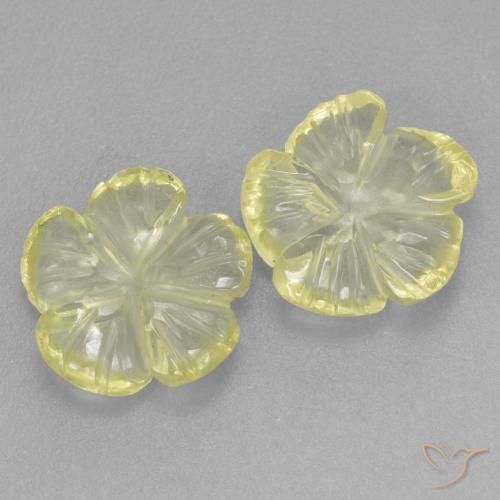 2.90克拉天然石英，花形切割，透明