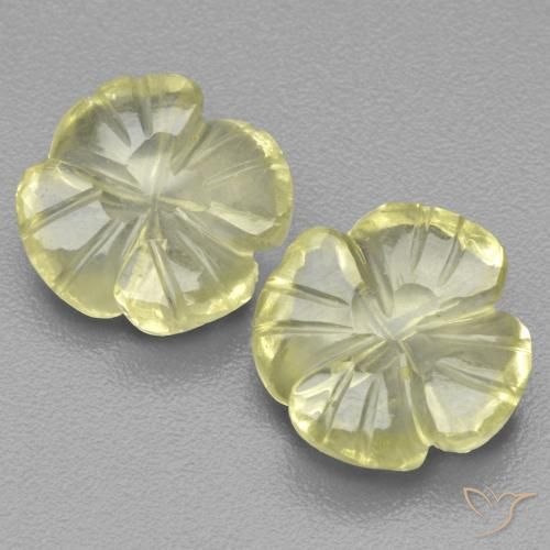 5.03克拉天然石英，花形切割，透明