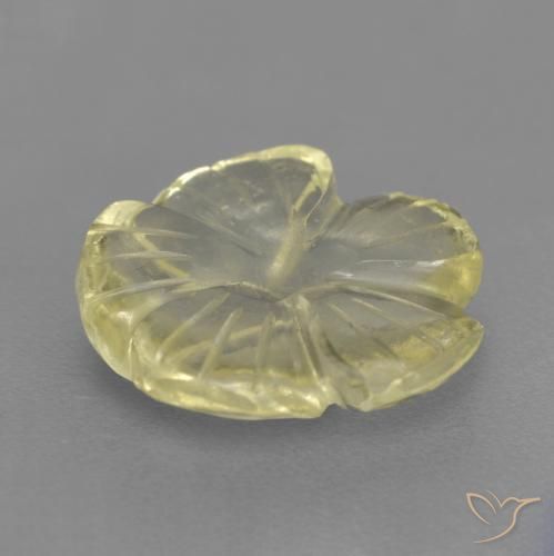 4.49克拉天然石英，花形切割，透明