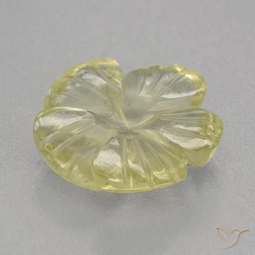 4.25克拉天然石英，花形切割，透明