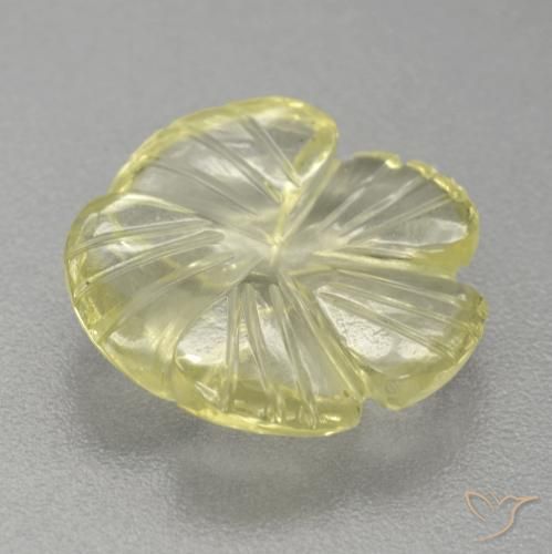 4.61克拉天然石英，花形切割，透明