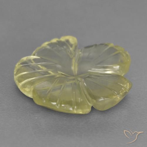 4.58克拉天然石英，花形切割，透明