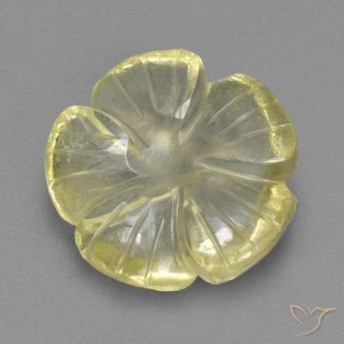 4.69克拉天然石英，花形切割，透明