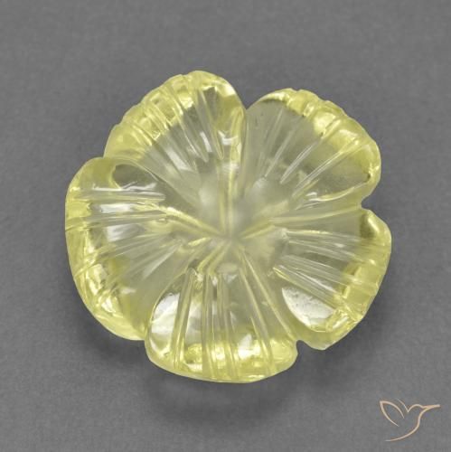 4.58克拉天然石英，花形切割，透明