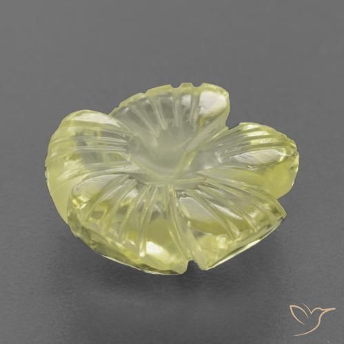 4.58克拉天然石英，花形切割，透明