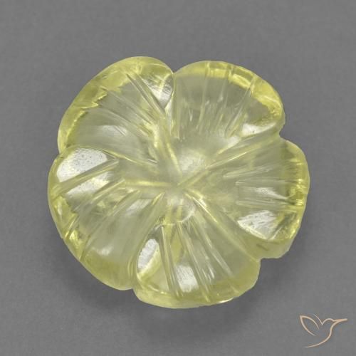 4.40克拉天然石英，花形切割，透明