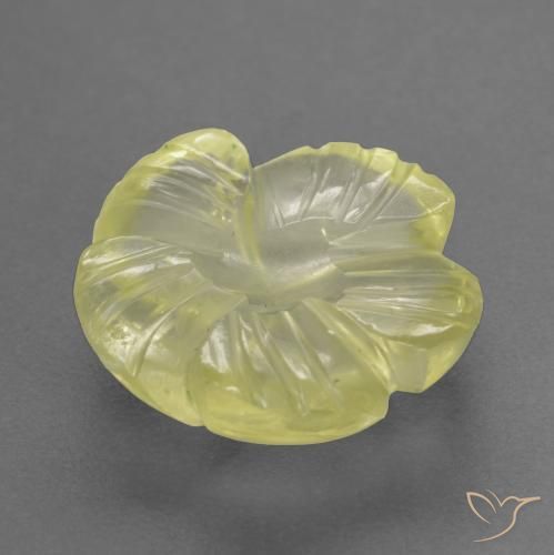 4.30克拉天然石英，花形切割，透明