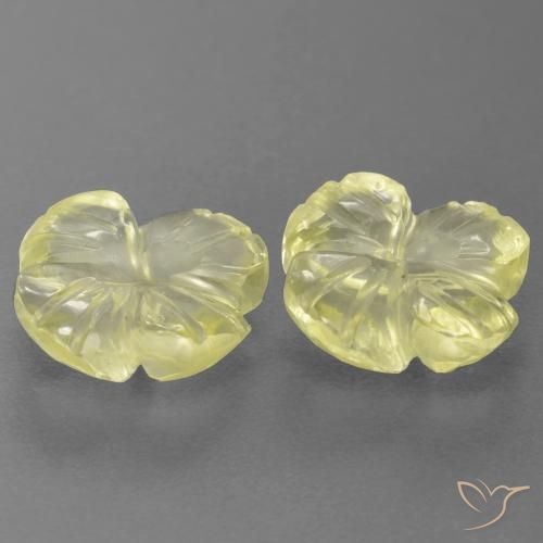 3.53克拉天然石英，花形切割，透明