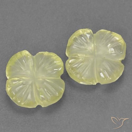 2.64克拉天然石英，花形切割，透明