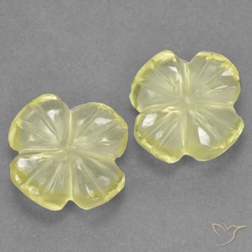 2.43克拉天然石英，花形切割，透明