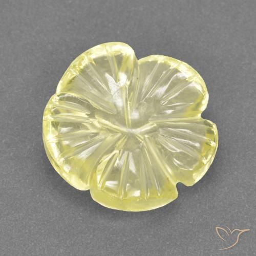 4.16克拉天然石英，花形切割，透明