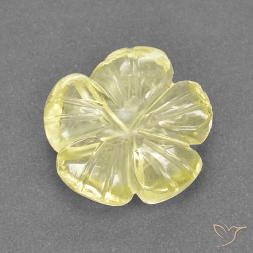 2.63ct 天然 拉古纳黄 石英, 花形切割, 透明