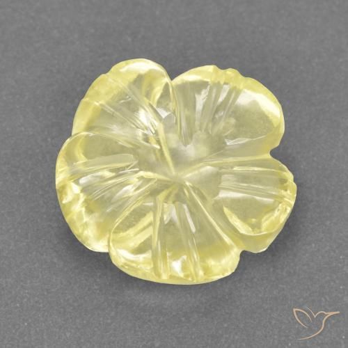 3.52克拉天然石英，花形切割，透明