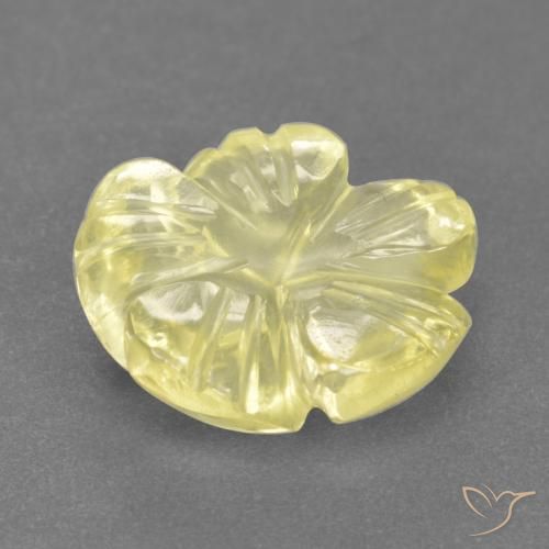 3.52克拉天然石英，花形切割，透明