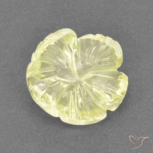 3.16克拉天然石英，花形切割，透明