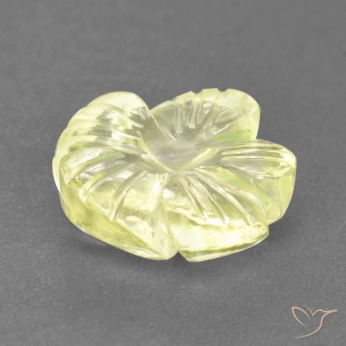 3.16克拉天然石英，花形切割，透明